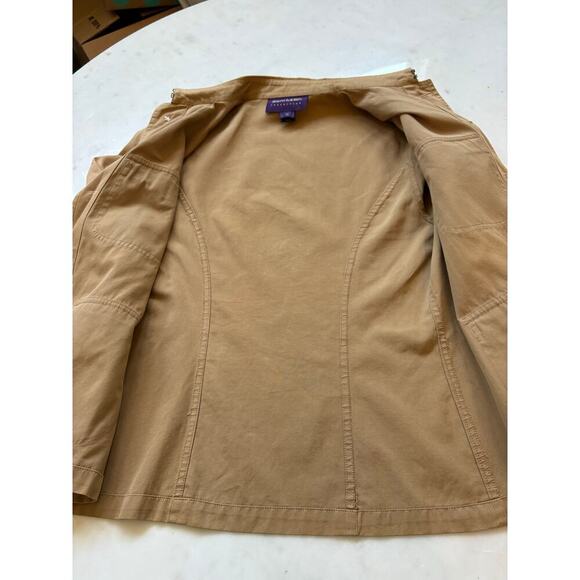 Ralph Lauren Collection Vintage 1994 Runway Utility Field Safari Jacket 10 Tan M - Picture 11 of 16